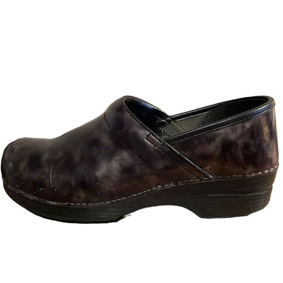 Dansko Black Mottled Clogs - 41 - Picture 7 of 10